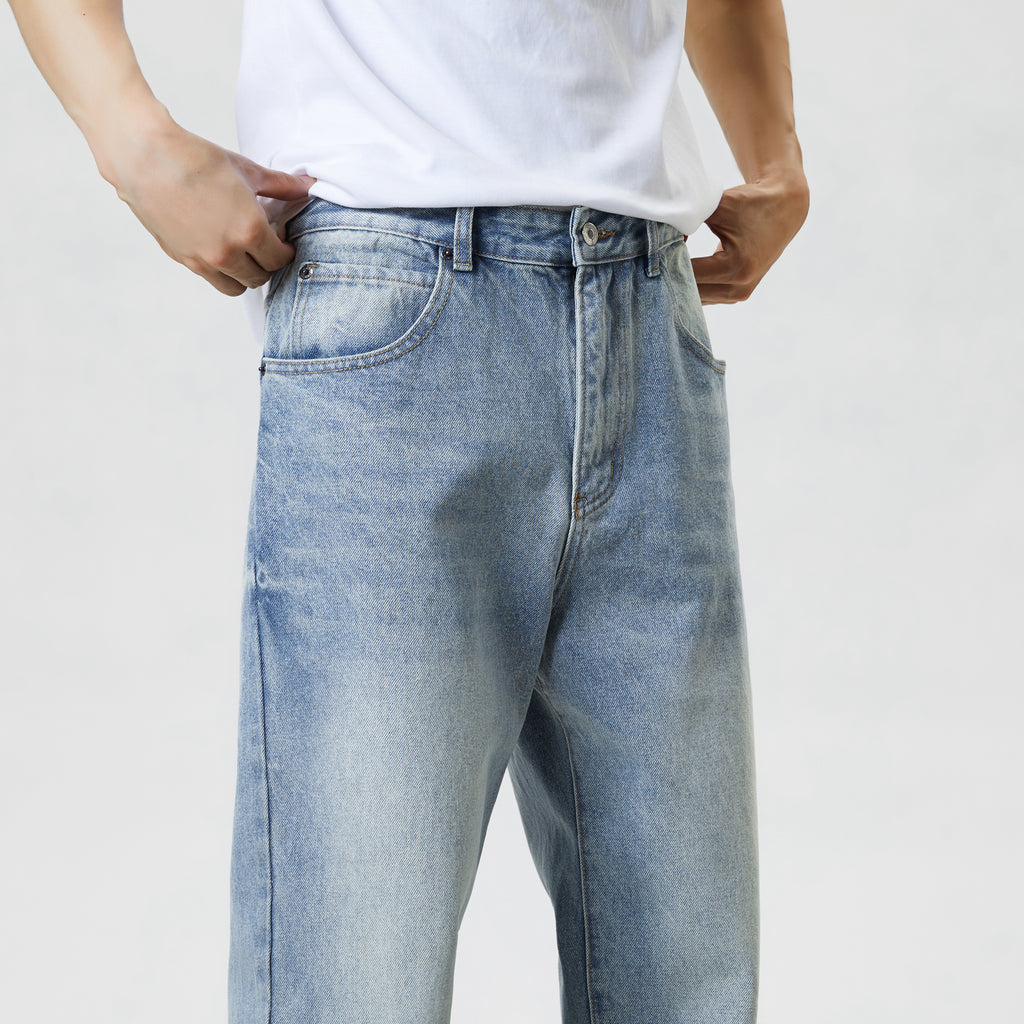 Loose Fit Casual Street Style Baggy Light Washed Jeans