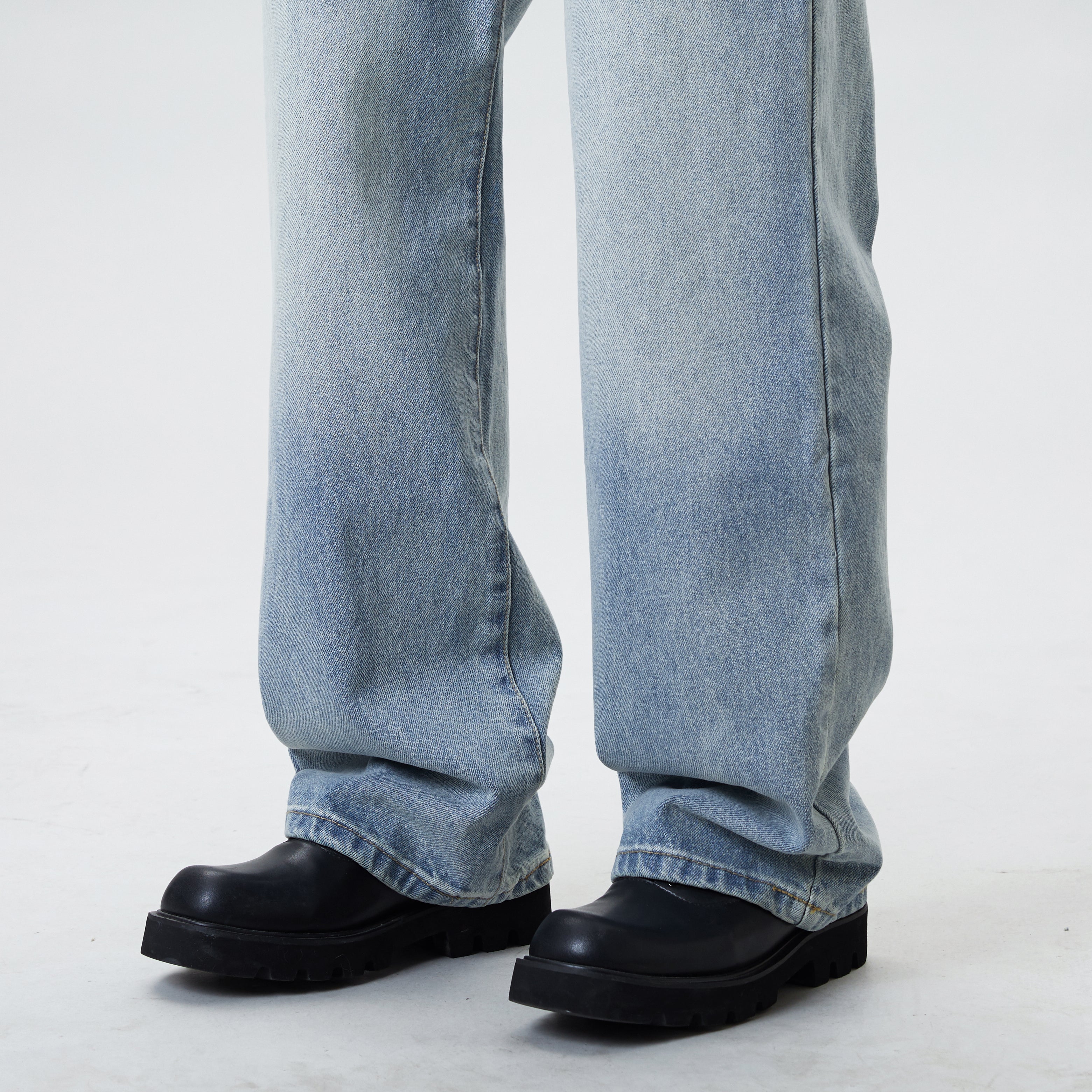 Loose Fit Casual Street Style Baggy Light Washed Jeans