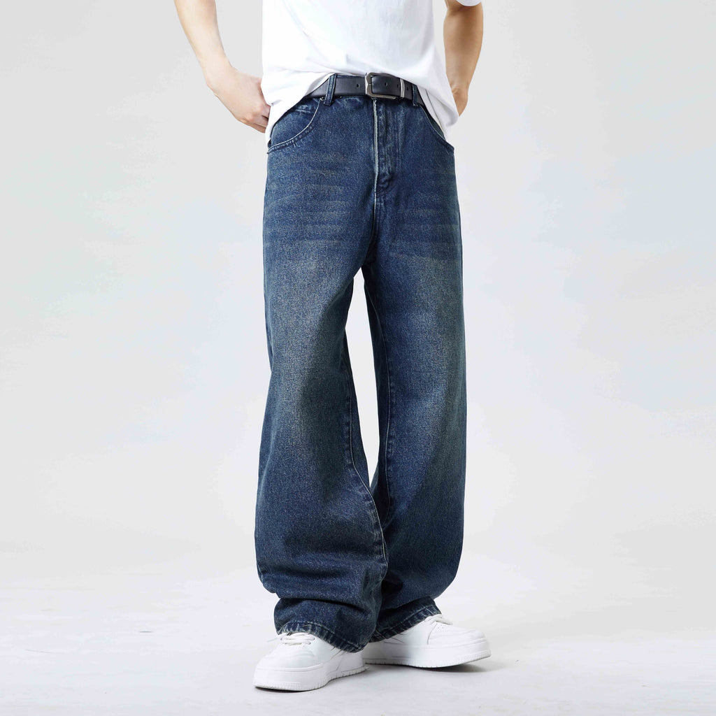 Loose Fit Casual Street Style Baggy Light Washed Jeans