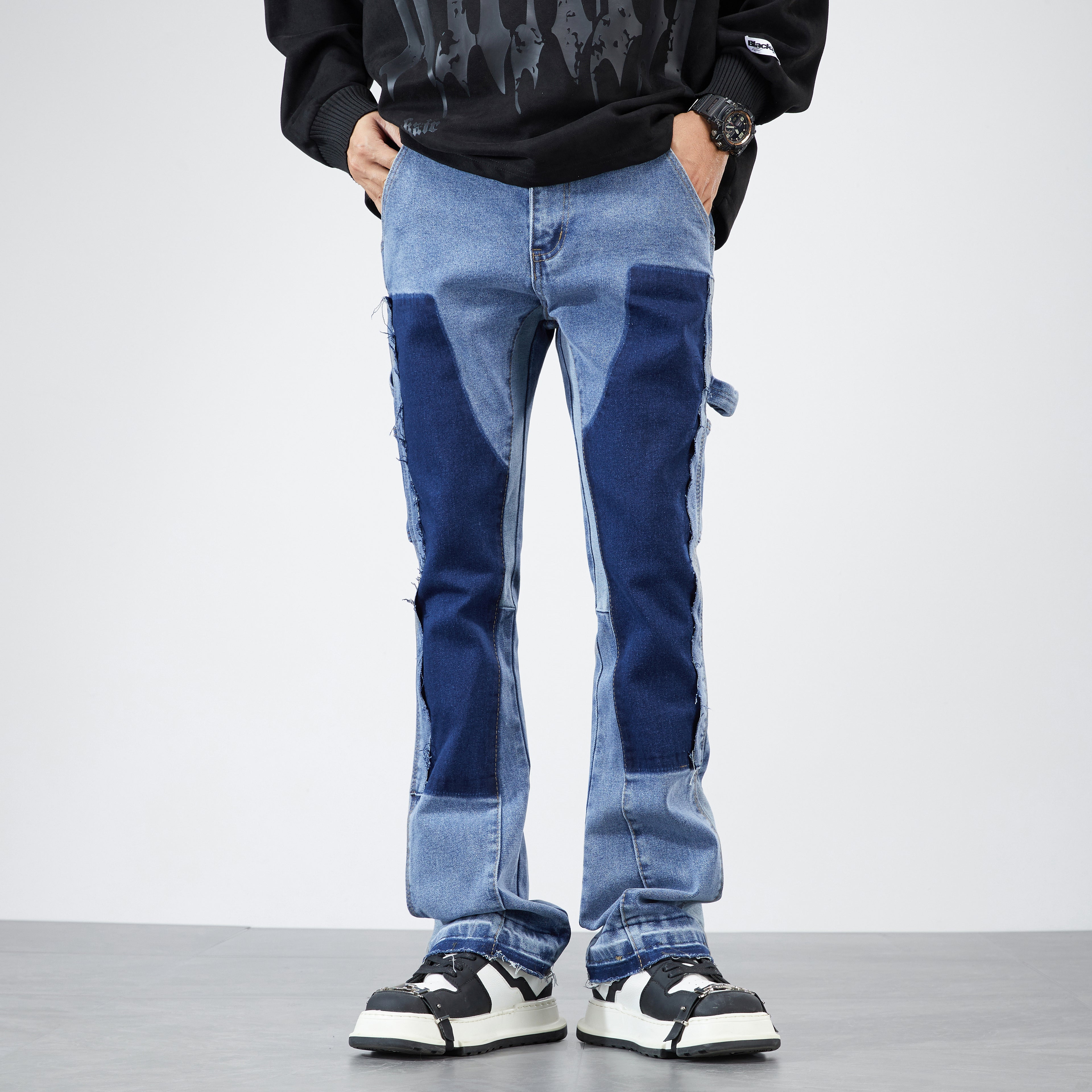 Trendy Flare Carpenter Jeans | Chic & Durable Denim for Every Occasion