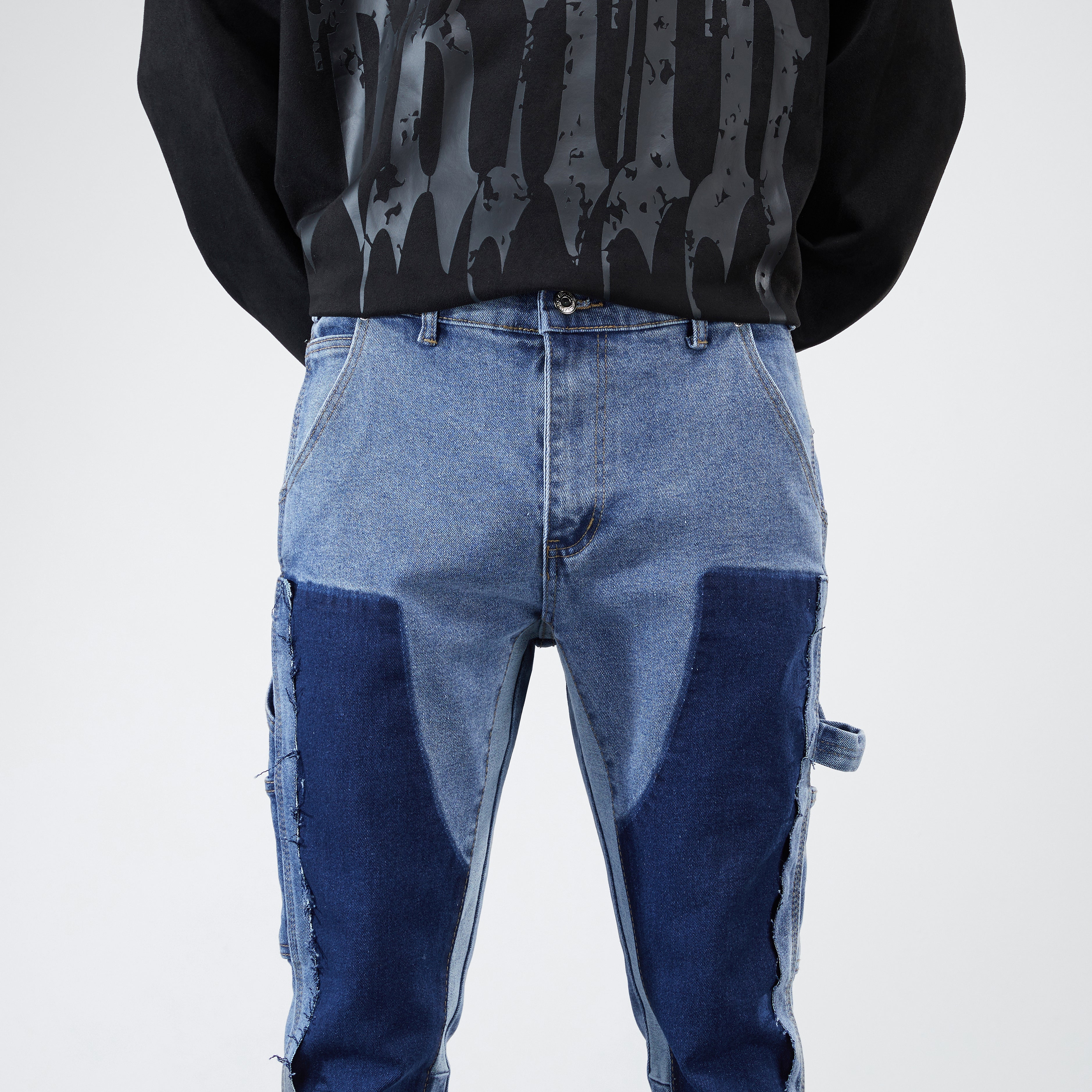 Trendy Flare Carpenter Jeans | Chic & Durable Denim for Every Occasion