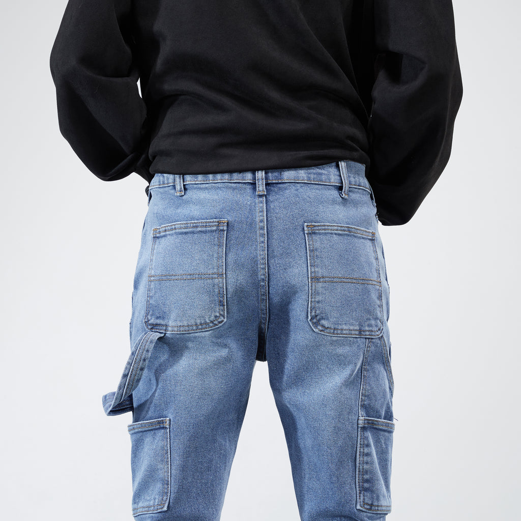 Trendy Flare Carpenter Jeans | Chic & Durable Denim for Every Occasion