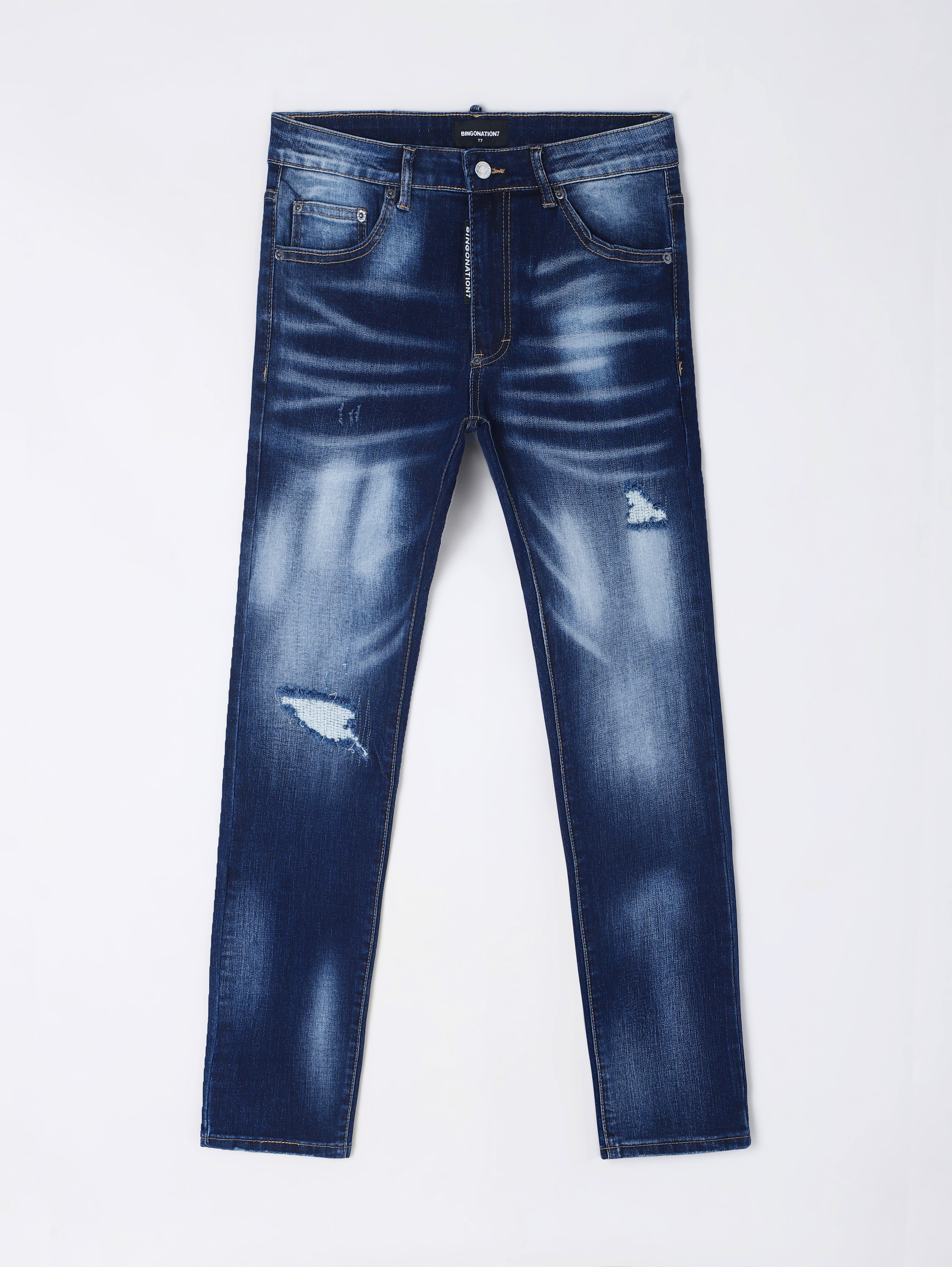 Latest Men’s Ripped & Distressed Jeans | Fine Washed Denim for a Stylish Look