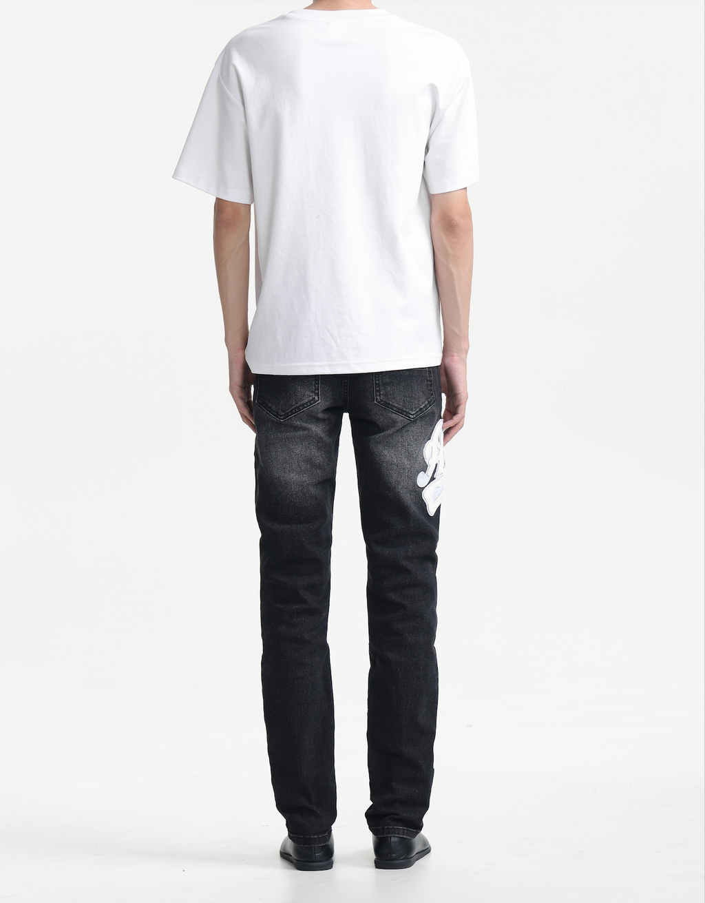 Patches Streetwear Slim Fit Jeans