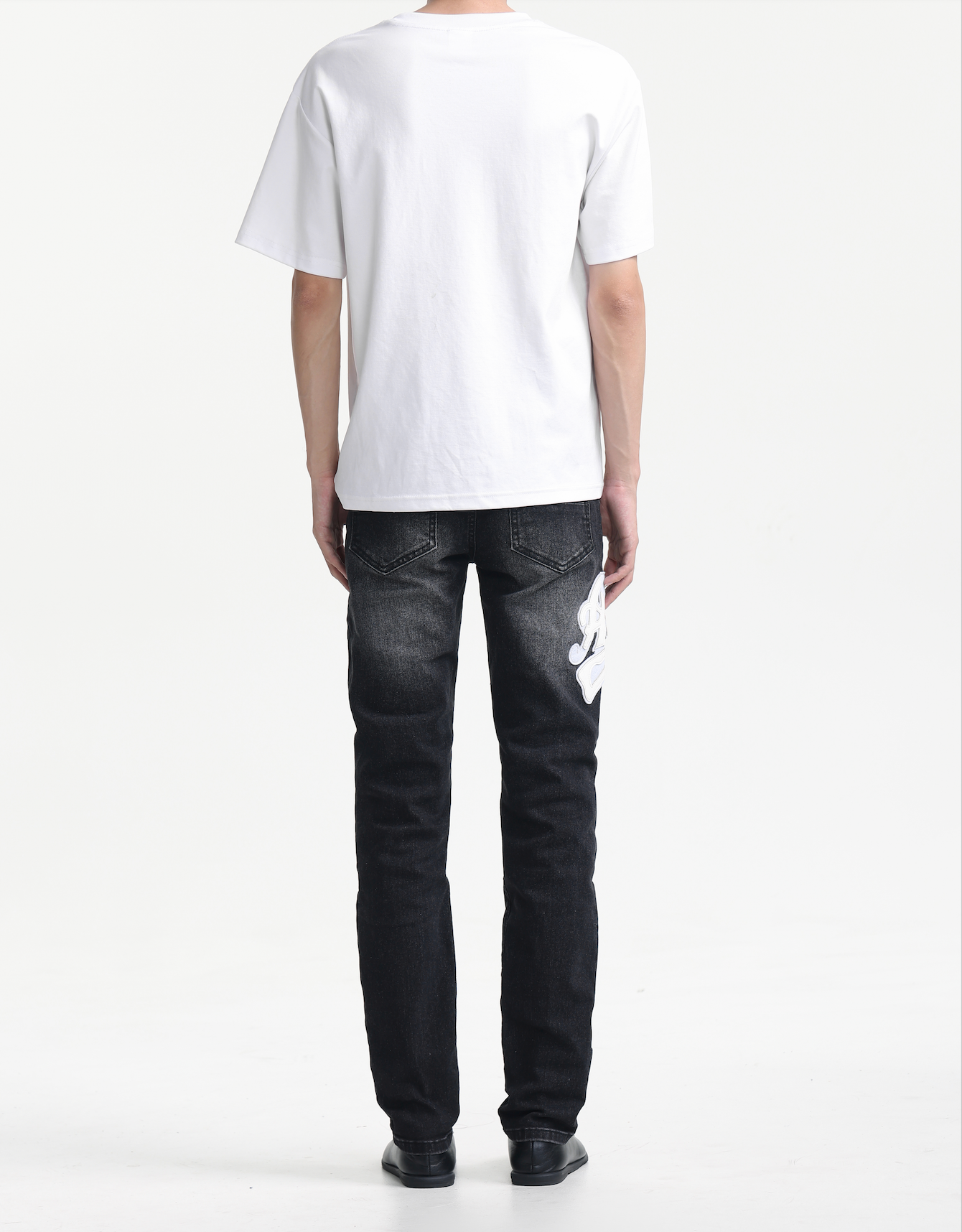 Patches Streetwear Slim Fit Jeans