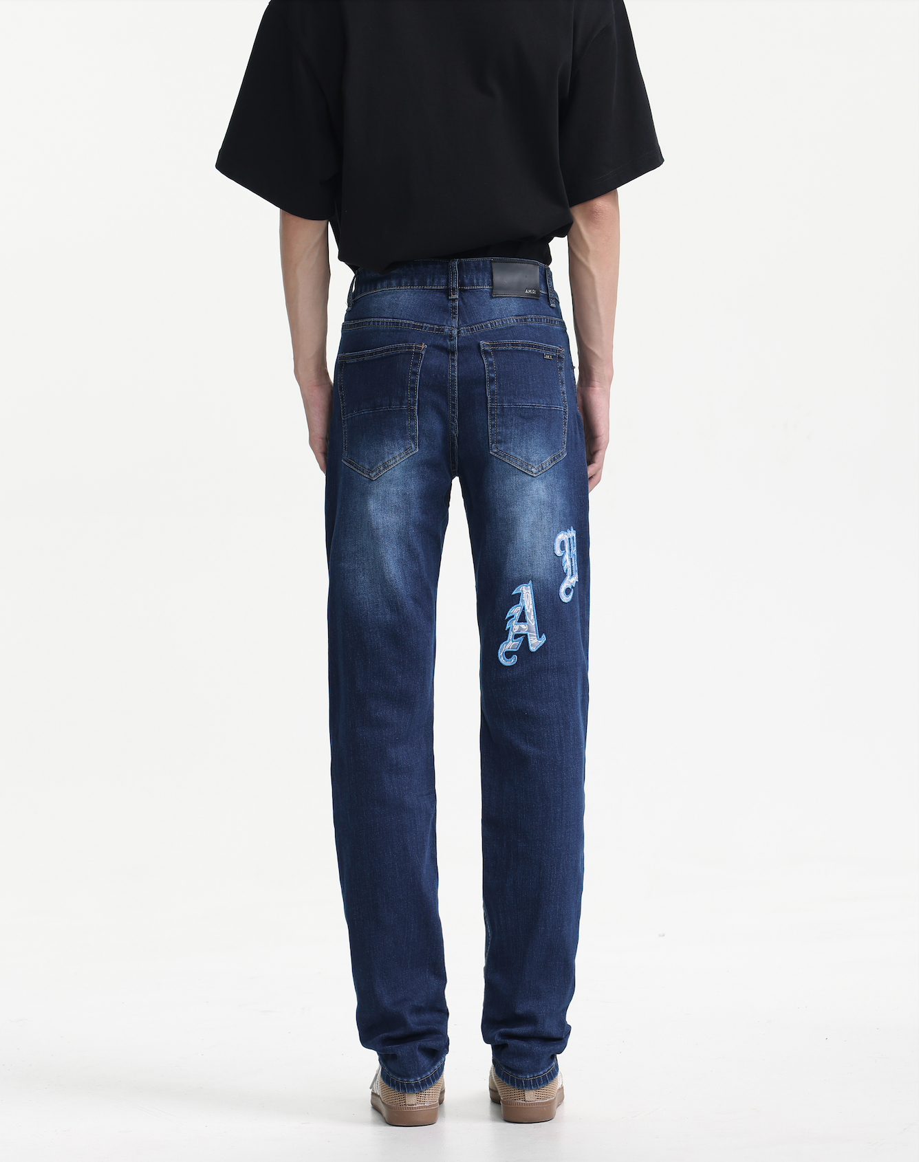 Patches Streetwear Slim Fit Jeans