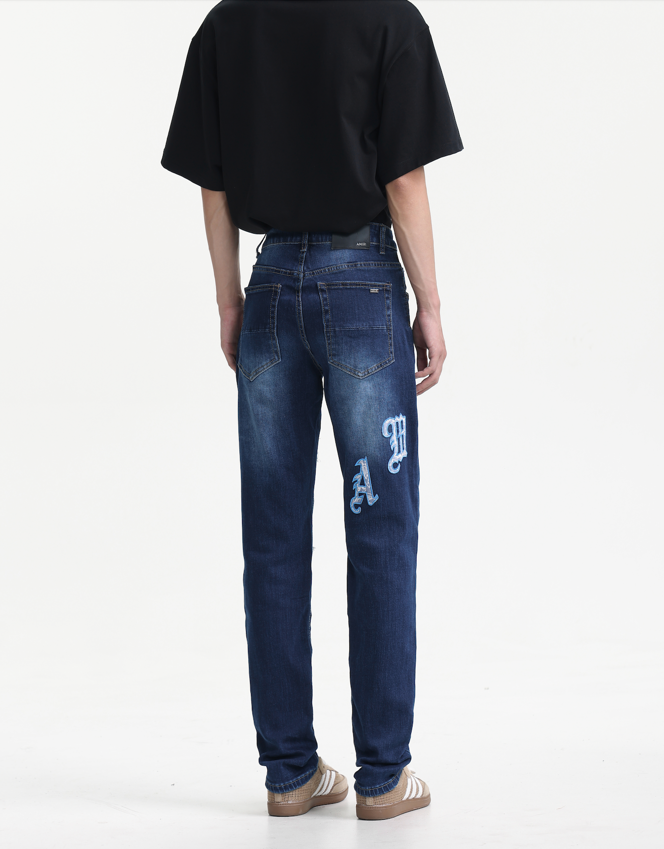 Patches Streetwear Slim Fit Jeans
