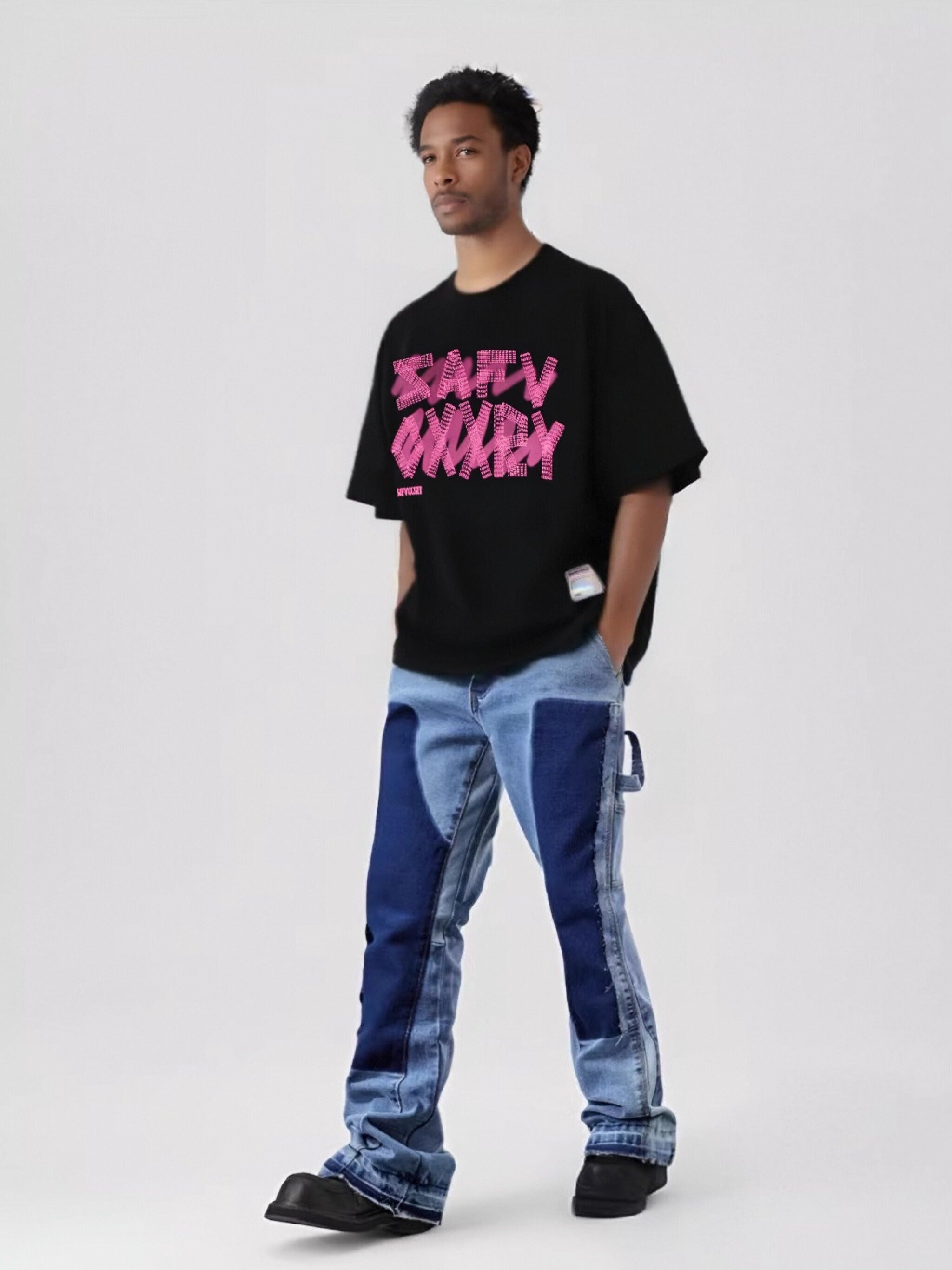 Trendy Flare Carpenter Jeans | Chic & Durable Denim for Every Occasion