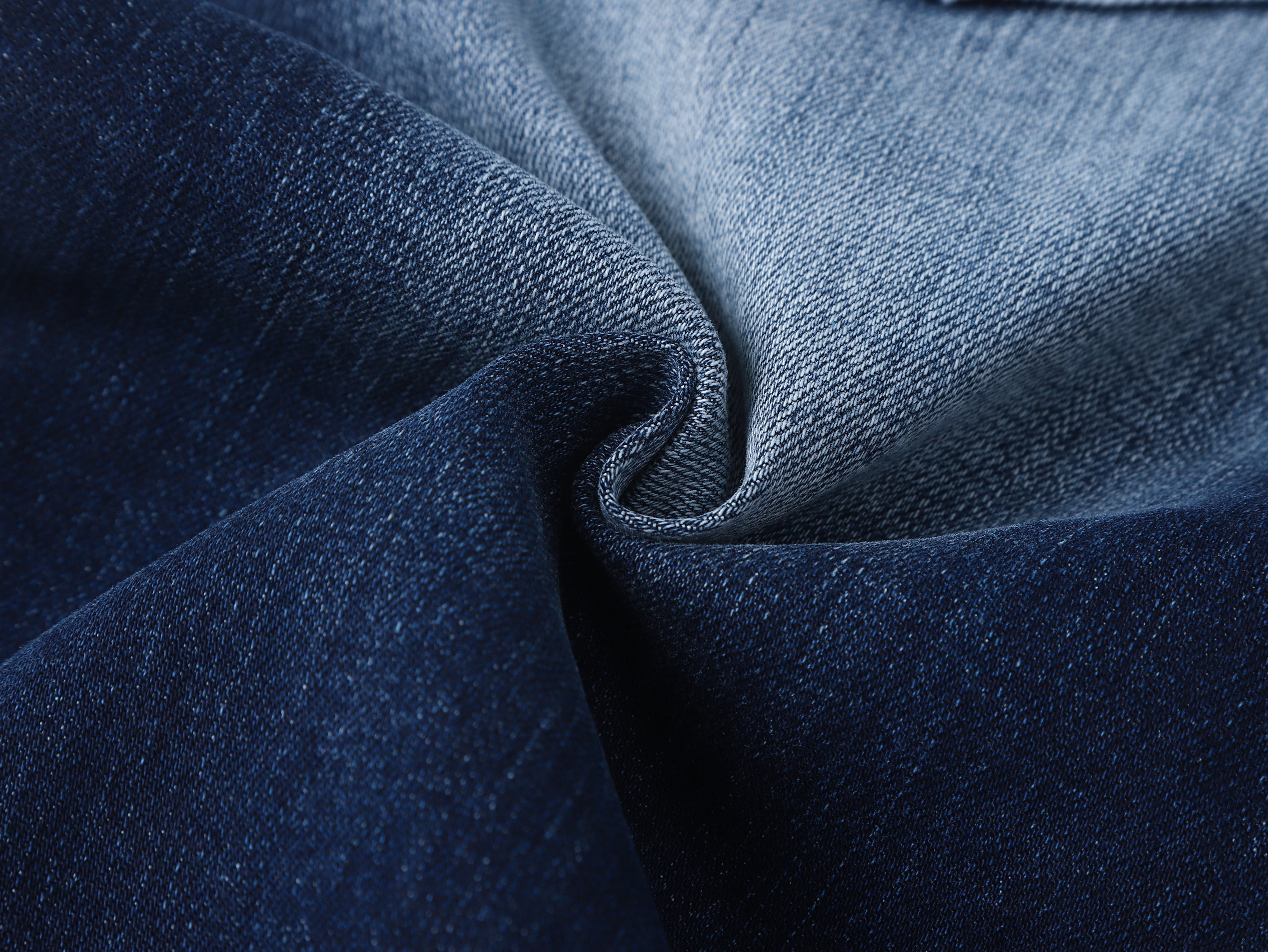 Trendy Stretch Slim Fit Blue Jeans for Men | Heavy Wash & Distressed Detailing