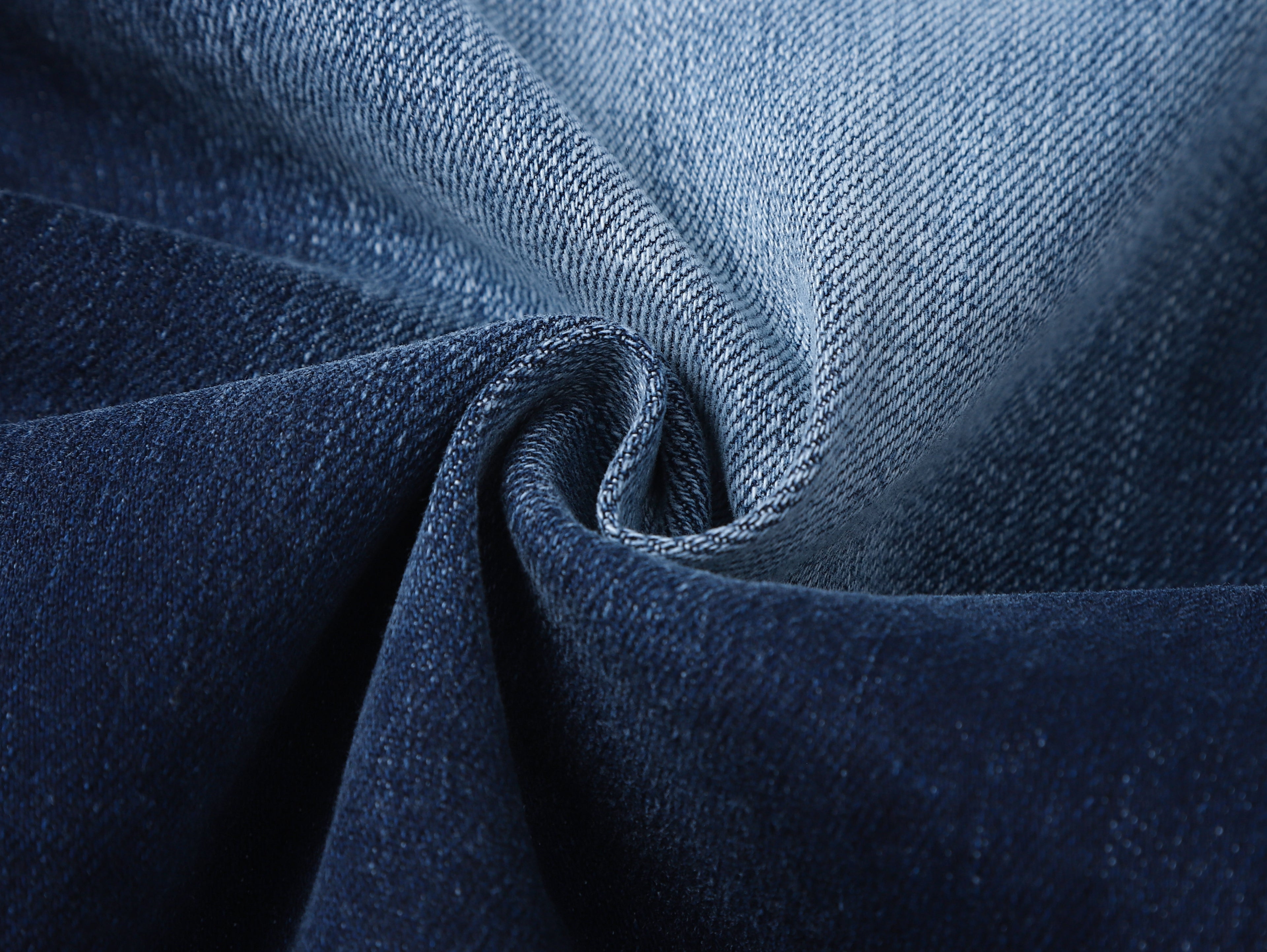 Men’s Stretch Slim Fit Blue Jeans | Heavy Wash & Distressed